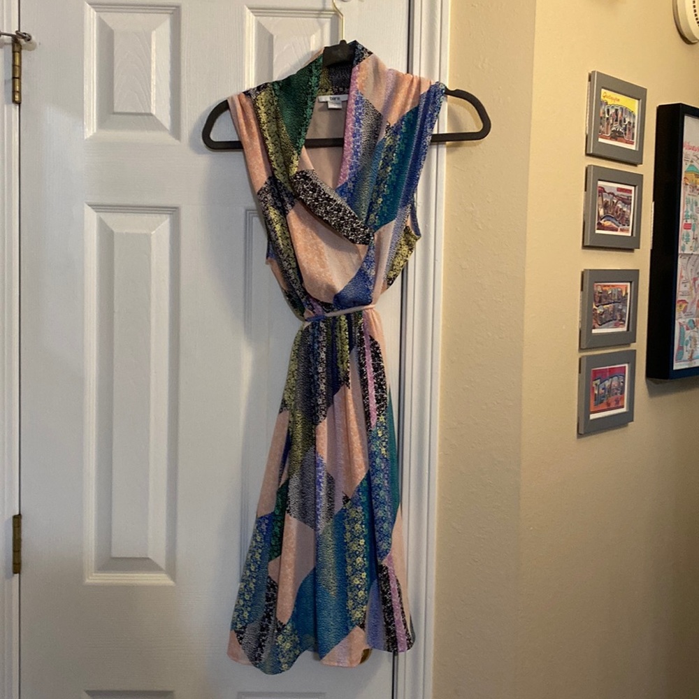 Like new, Bar III, Faux Wrap Minidress - Size Large